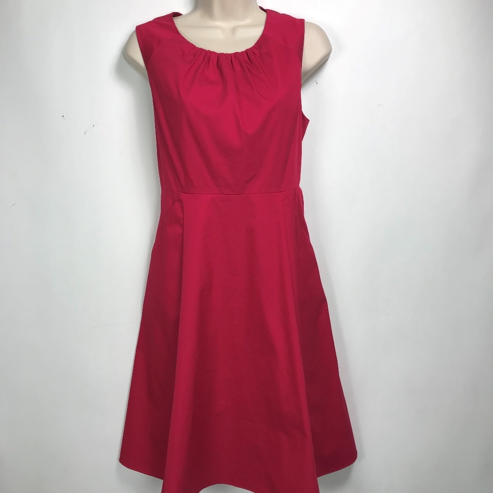 Rasberry Pink  Elie Tahari Dress EUC 6 Pockets